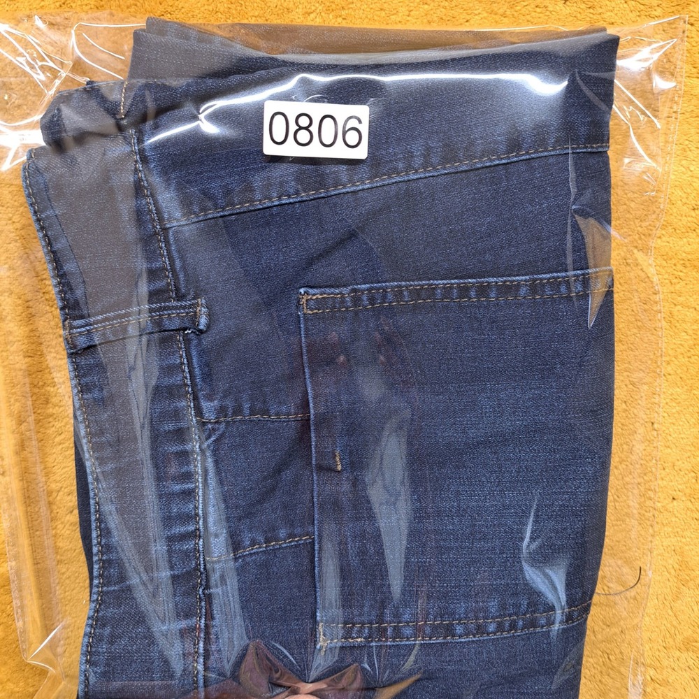 Wit & Wisdom Emma Wide Leg Crop JeansWomen 18 Dark Indigo Excellent Patch Pocket - Picture 11 of 11